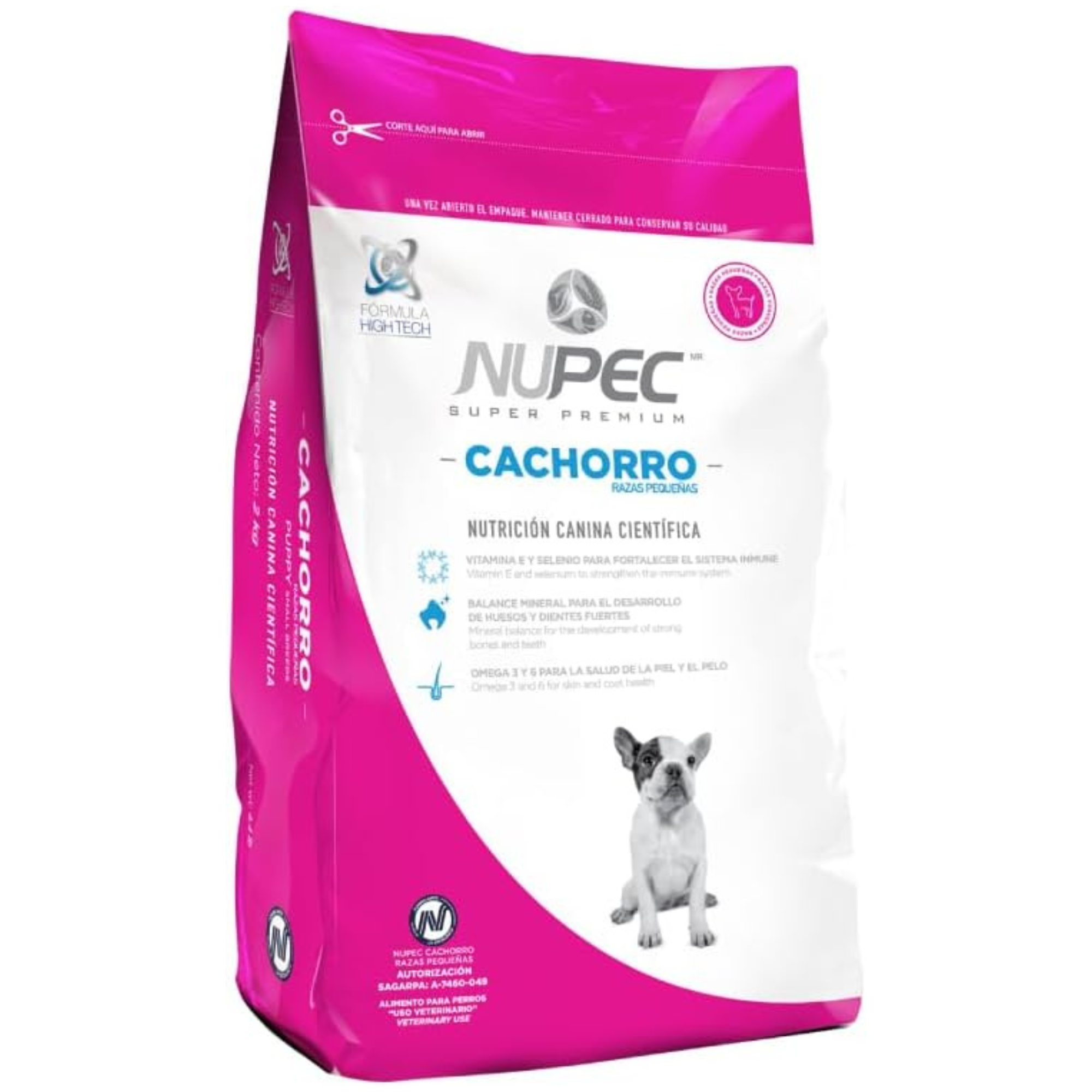 Nupec cachorro razas pequeñas 8 kg