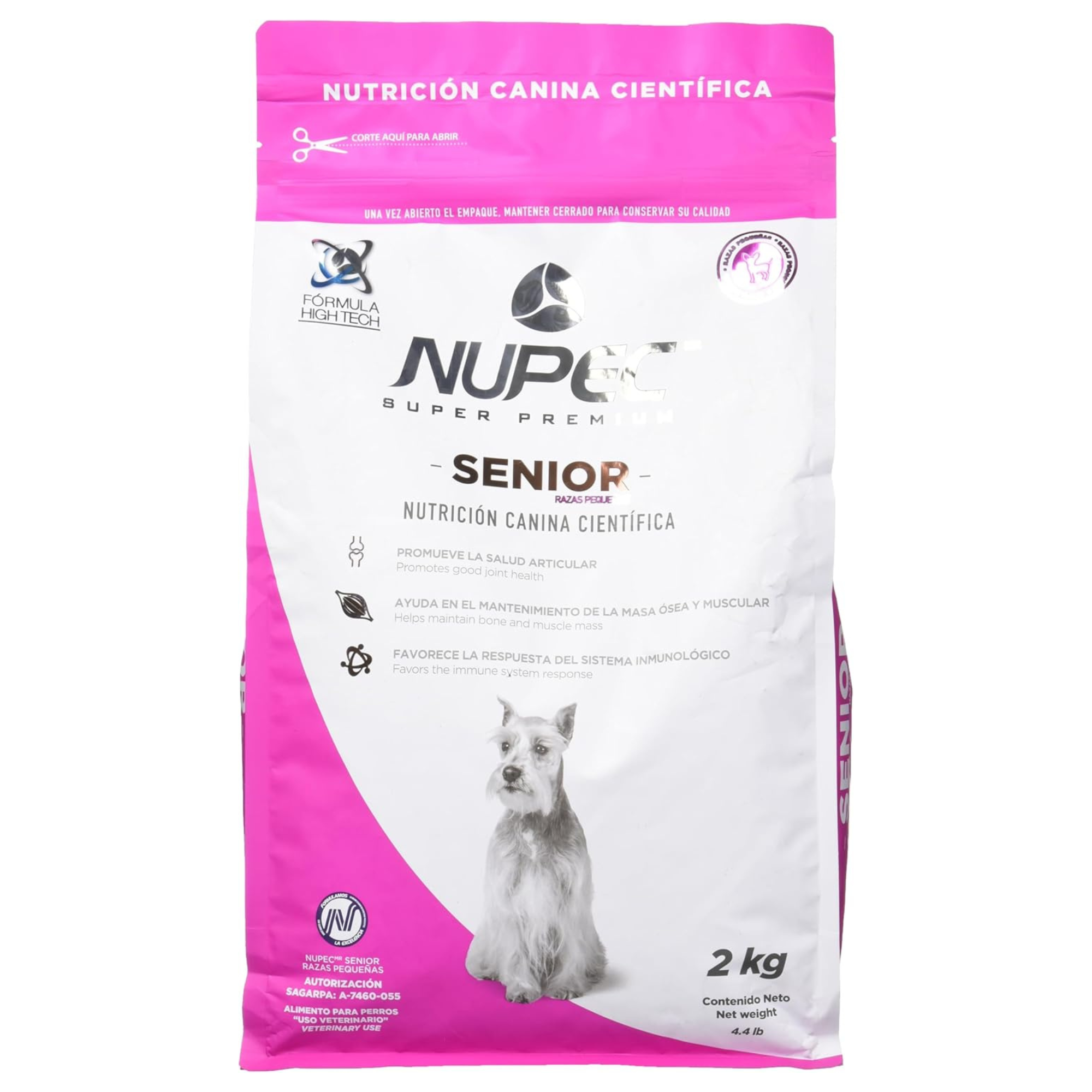 Nupec Senior razas pequeñas 2 kg